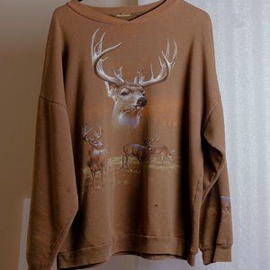 Vintage Brown Buck Sweater